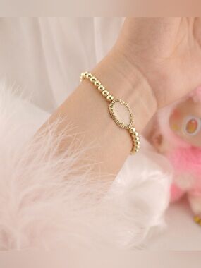 Kendra Scott Gold Beaded Bracelet